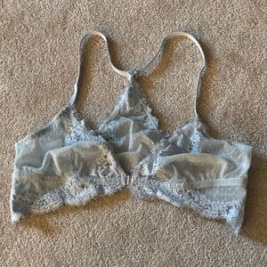 Intimately free people lace bra front close, racer-back size M